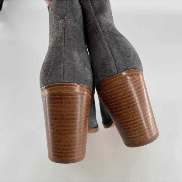 Gray fall ankle boots 9 | Marc Fisher Boots size 9 | Gray suede - Picture 6 of 10